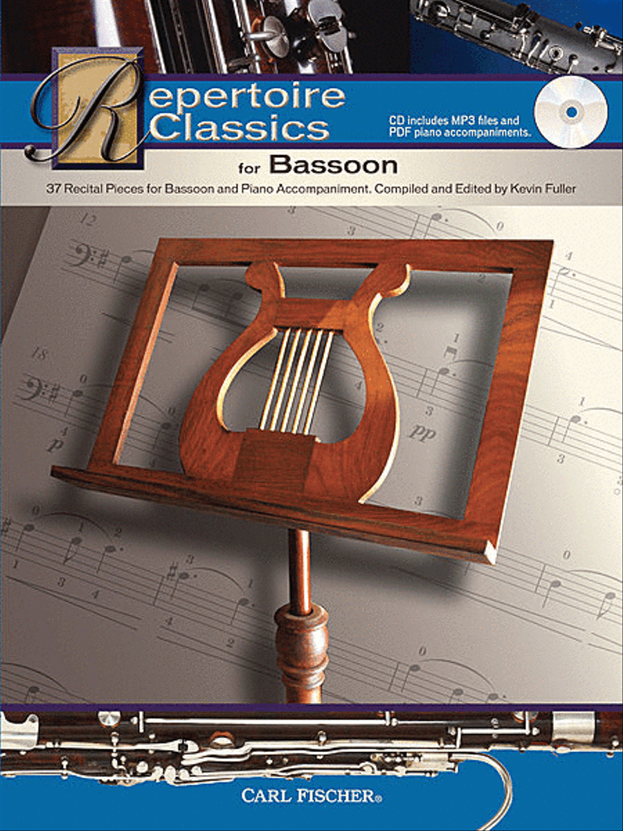 Repertoire Classics for Bassoon Bassoon Solo scores gallery preview page 1