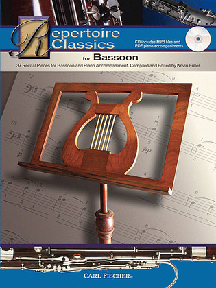 Book cover for Repertoire Classics for Bassoon