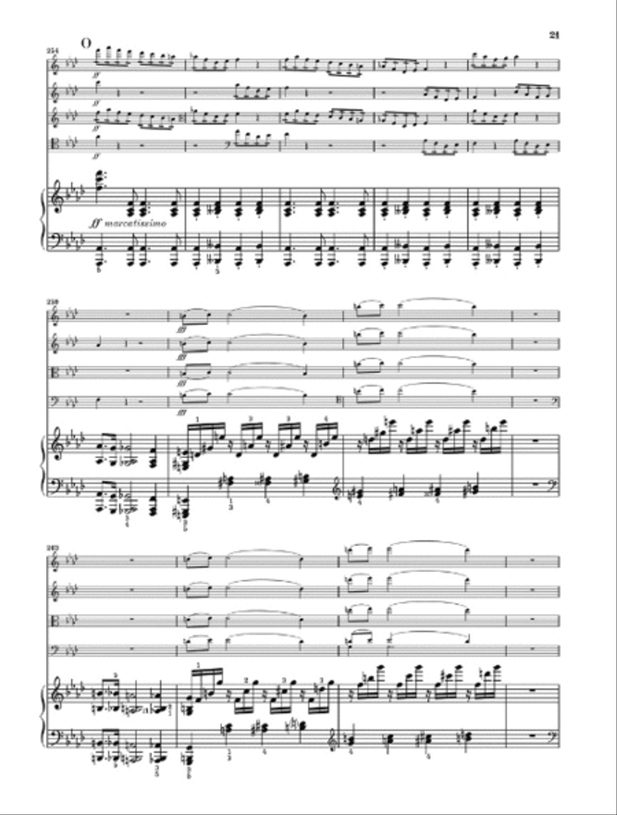 Piano Quintet in F minor Piano Quintet scores gallery preview page 3
