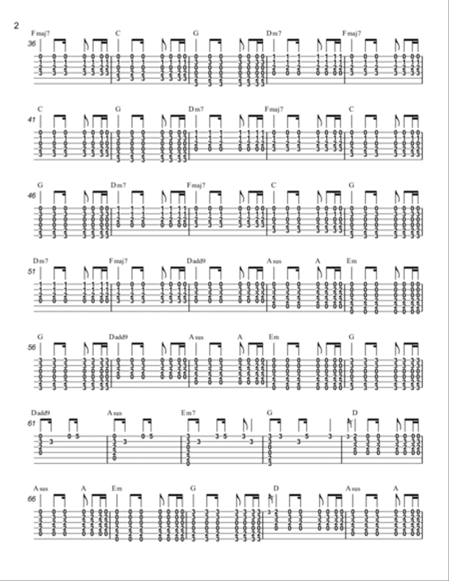 Getaway Car Guitar Solo scores gallery preview page 2