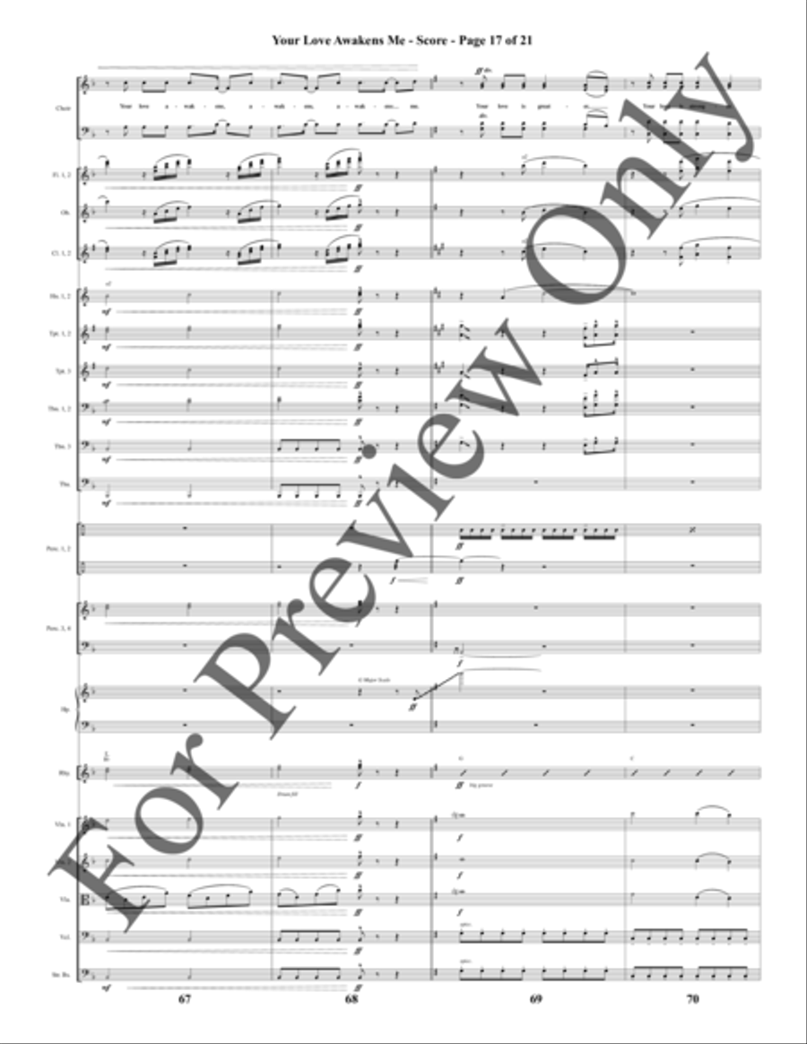 Road to Calvary - Orchestration by Daniel Semsen Choir - Sheet Music page 18