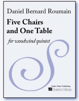 Book cover for Five Chairs and One Table