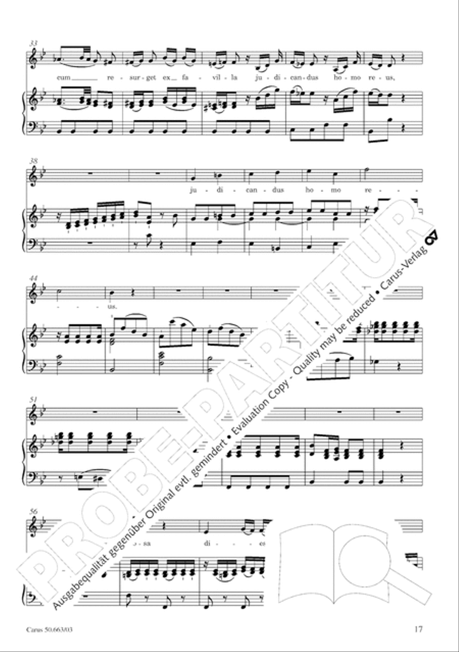 Requiem 4-Part scores gallery preview page 18