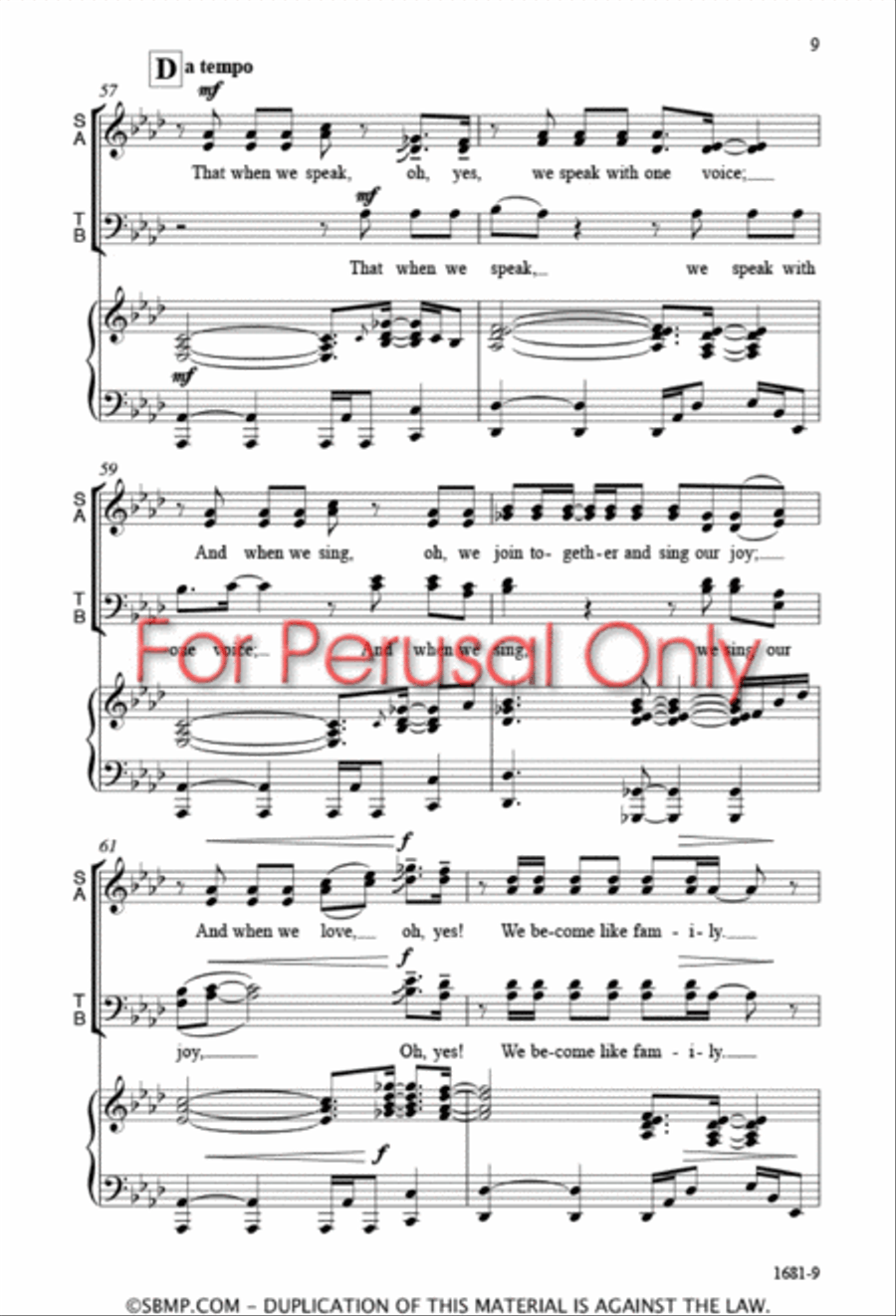 The World Will See - SATB 4-Part scores gallery preview page 9