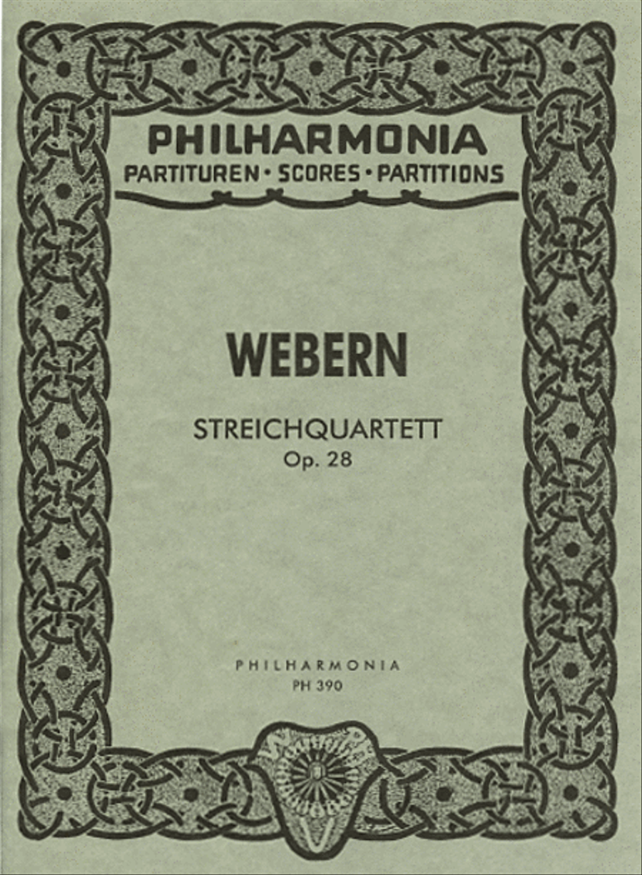 String Quartet, Op. 28 String Quartet scores gallery preview page 1