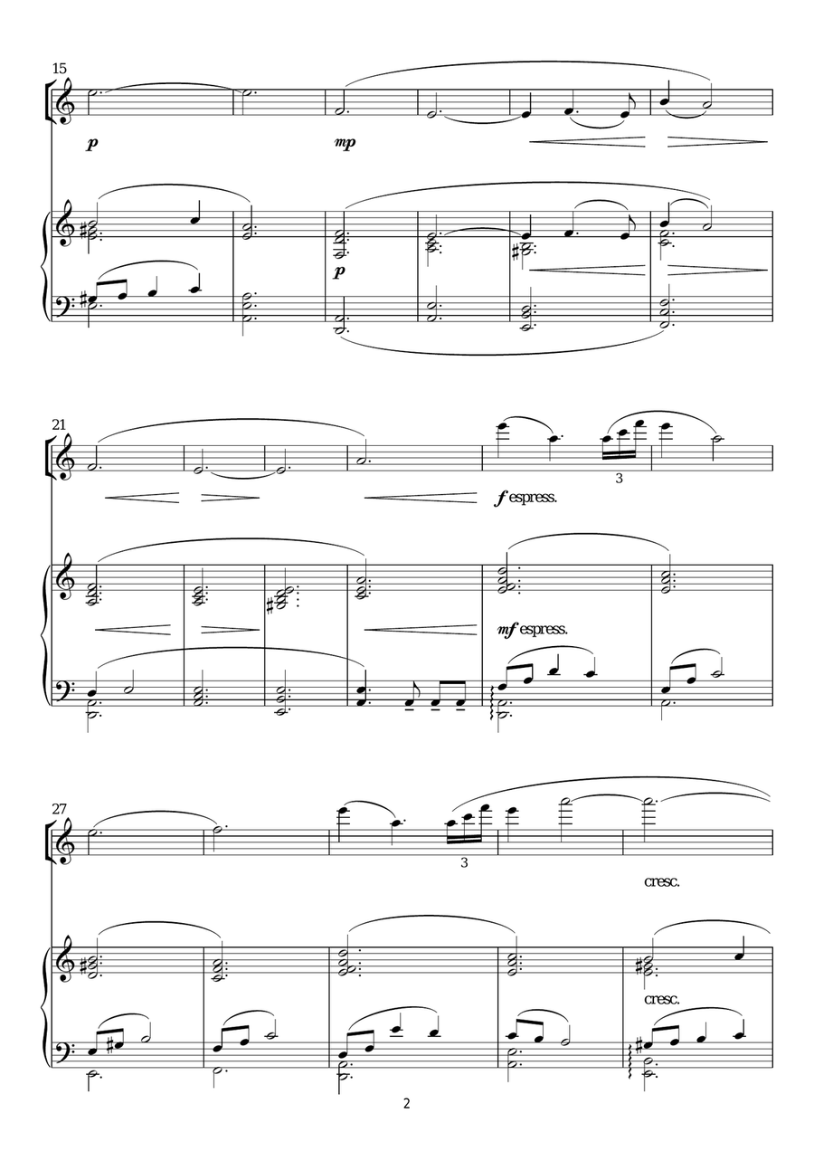 The Woman (from Sherlock) Violin Solo scores gallery preview page 2