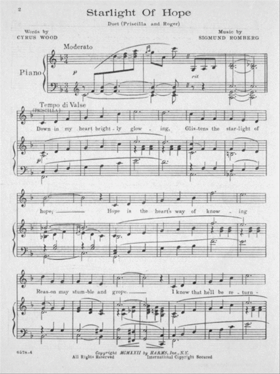 Starlight of Hope Voice scores gallery preview page 2