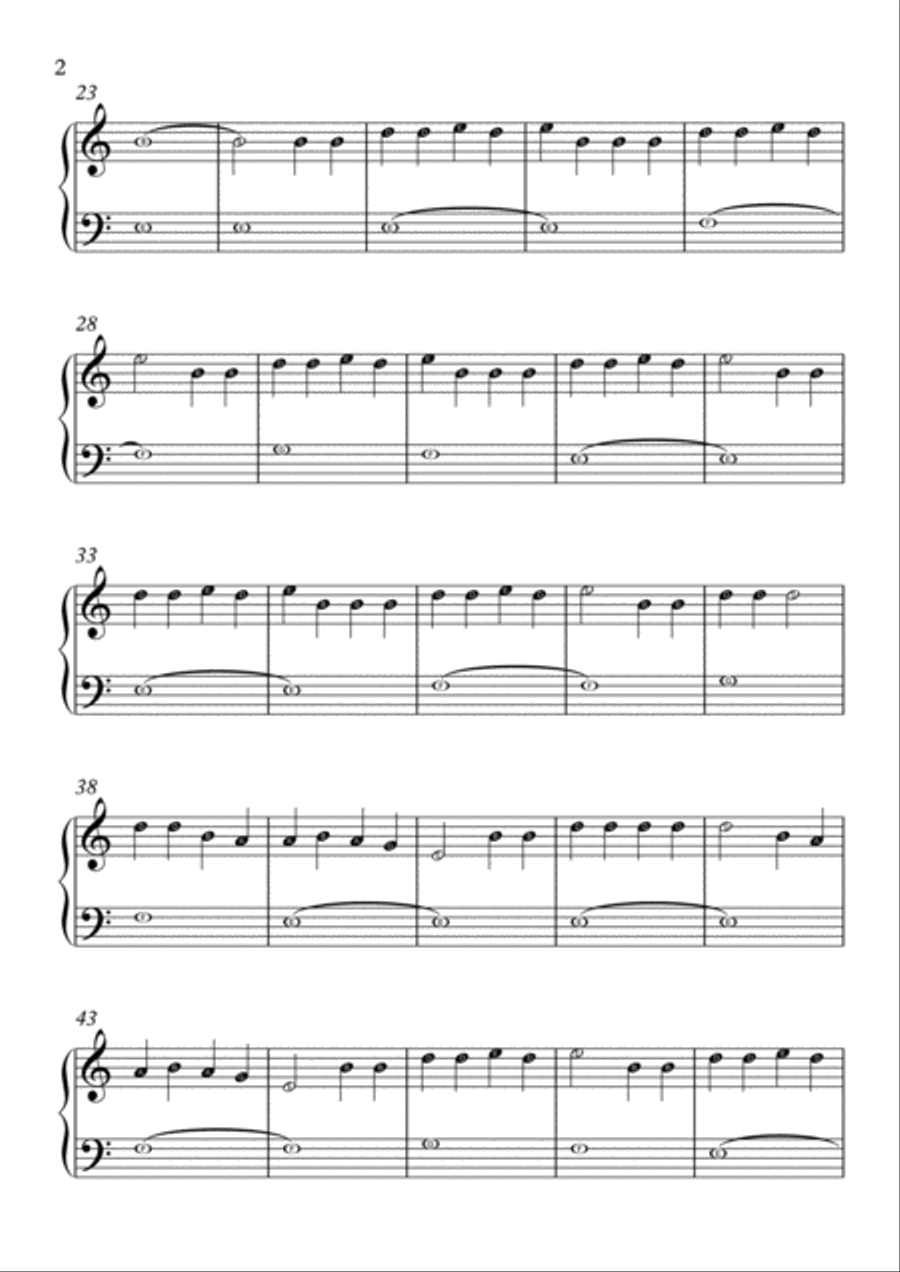 Rodeo Feat. Cardi B Easy Piano scores gallery preview page 2