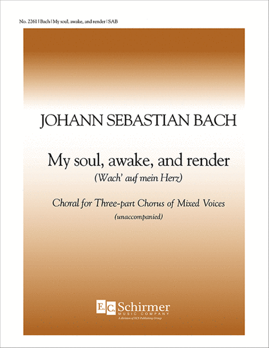 My Soul Awake 3-Part scores gallery preview page 1