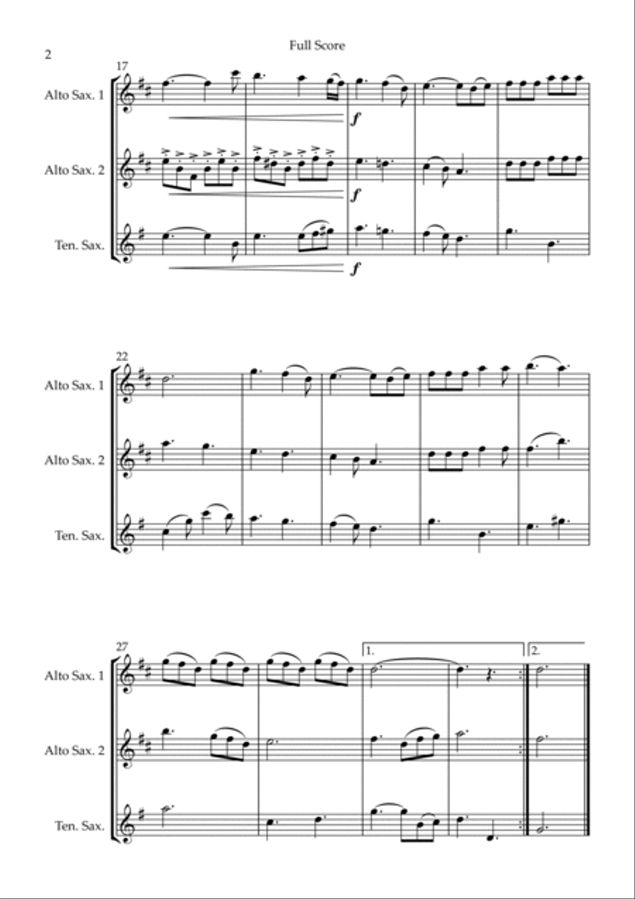 He Is Exalted He Is Exalted Woodwind Trio scores gallery preview page 2