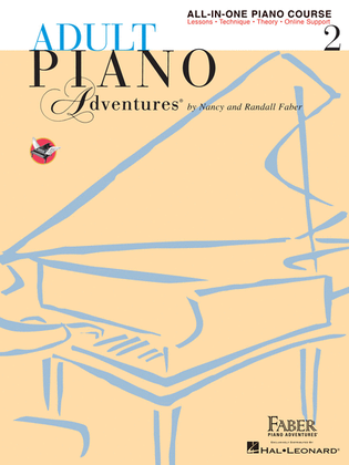 Book cover for Adult Piano Adventures All-in-One Piano Course Book 2