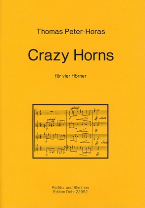 Book cover for Crazy Horns / altogether 4 für vier Hörner (1995)
