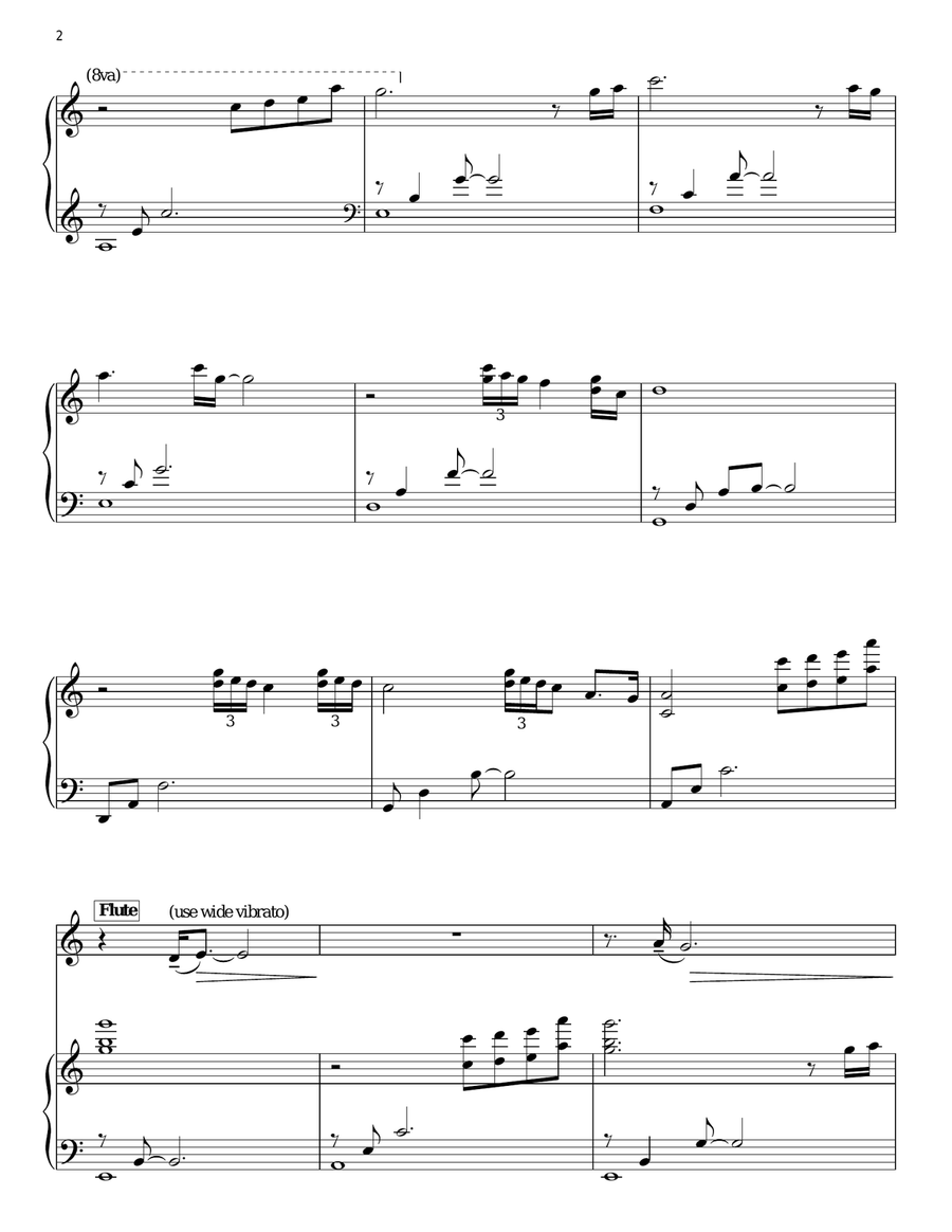 Serenada Serenada Piano Solo scores gallery preview page 2