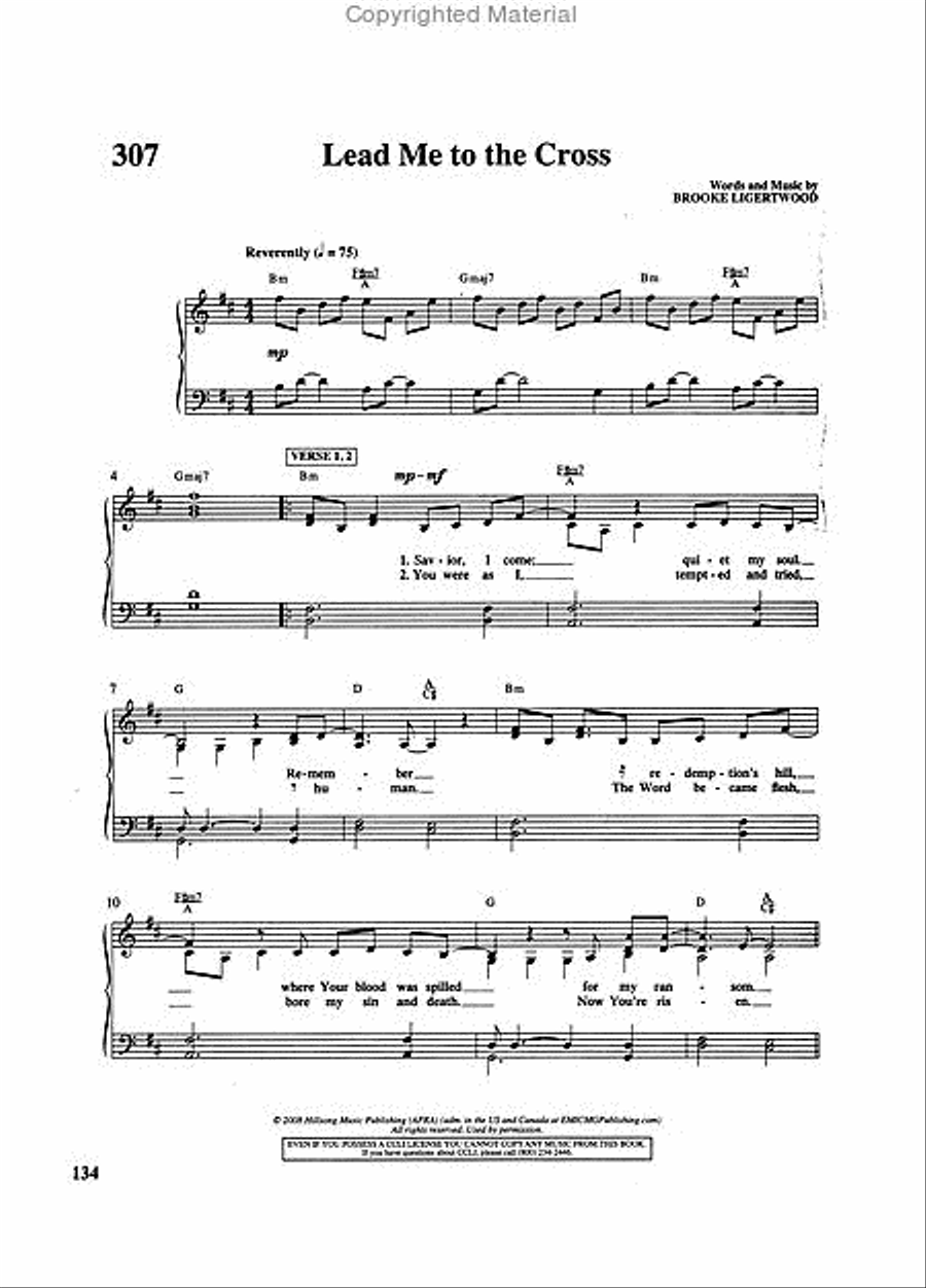 More Songs for Praise & Worship 6 - Singalong Book (Piano/Guitar/Vocal) Piano, Vocal, Guitar scores gallery preview page 7
