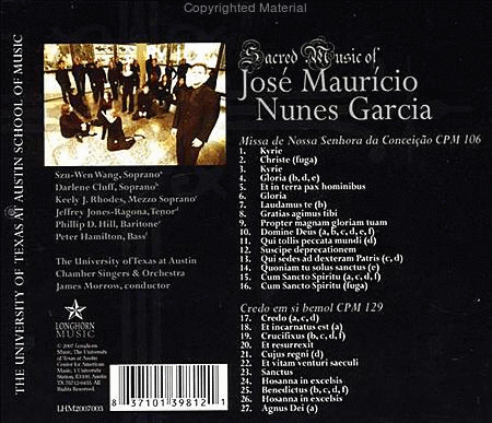 Sacred Music of Jose Mauricio