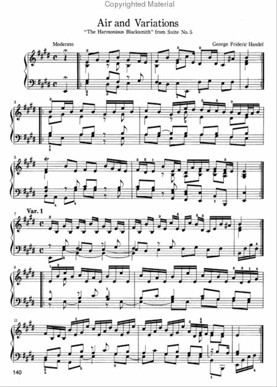 An Anthology of Piano Music Volume 1: The Baroque Period Piano Solo scores gallery preview page 7