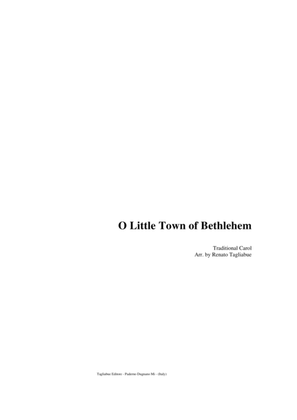 Book cover for O LITTLE TOWN OF BETHLEHEM - Arr. for SATB Choir