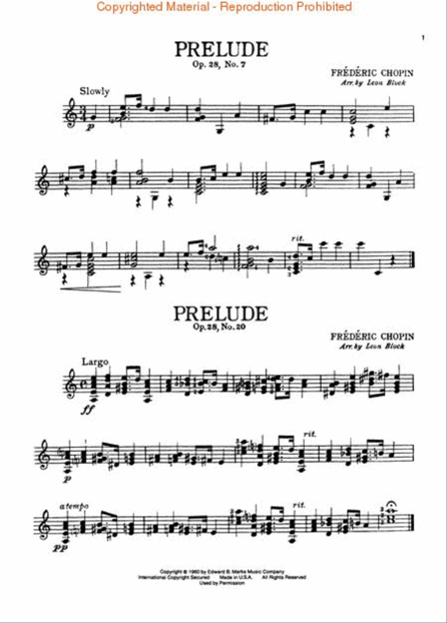 Chopin for Guitar Acoustic Guitar scores gallery preview page 2