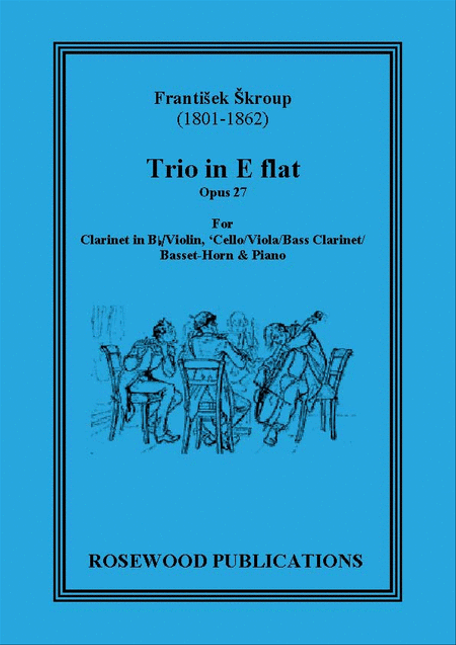 Trio, Op. 27 Clarinet scores gallery preview page 1