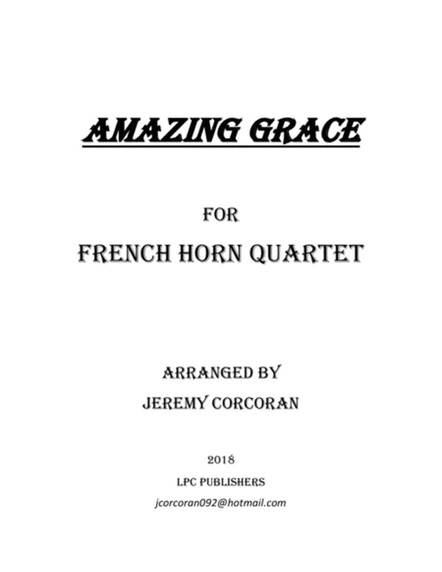 Amazing Grace for Four French Horns image number null