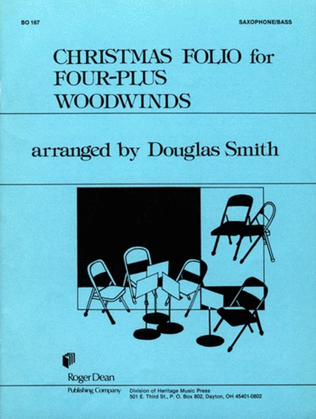 Christmas Folio for Four-Plus Woodwinds - Alto Sax