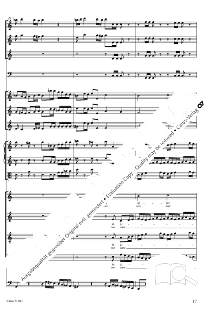 O Lord, we come to praise thee 4-Part scores gallery preview page 18