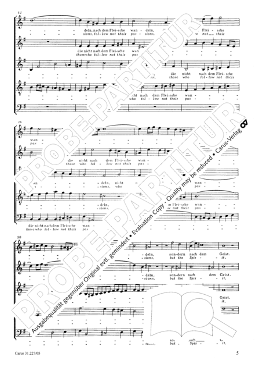 Jesu, my salvation (Jesu, thou my pleasure) SSATB scores gallery preview page 6