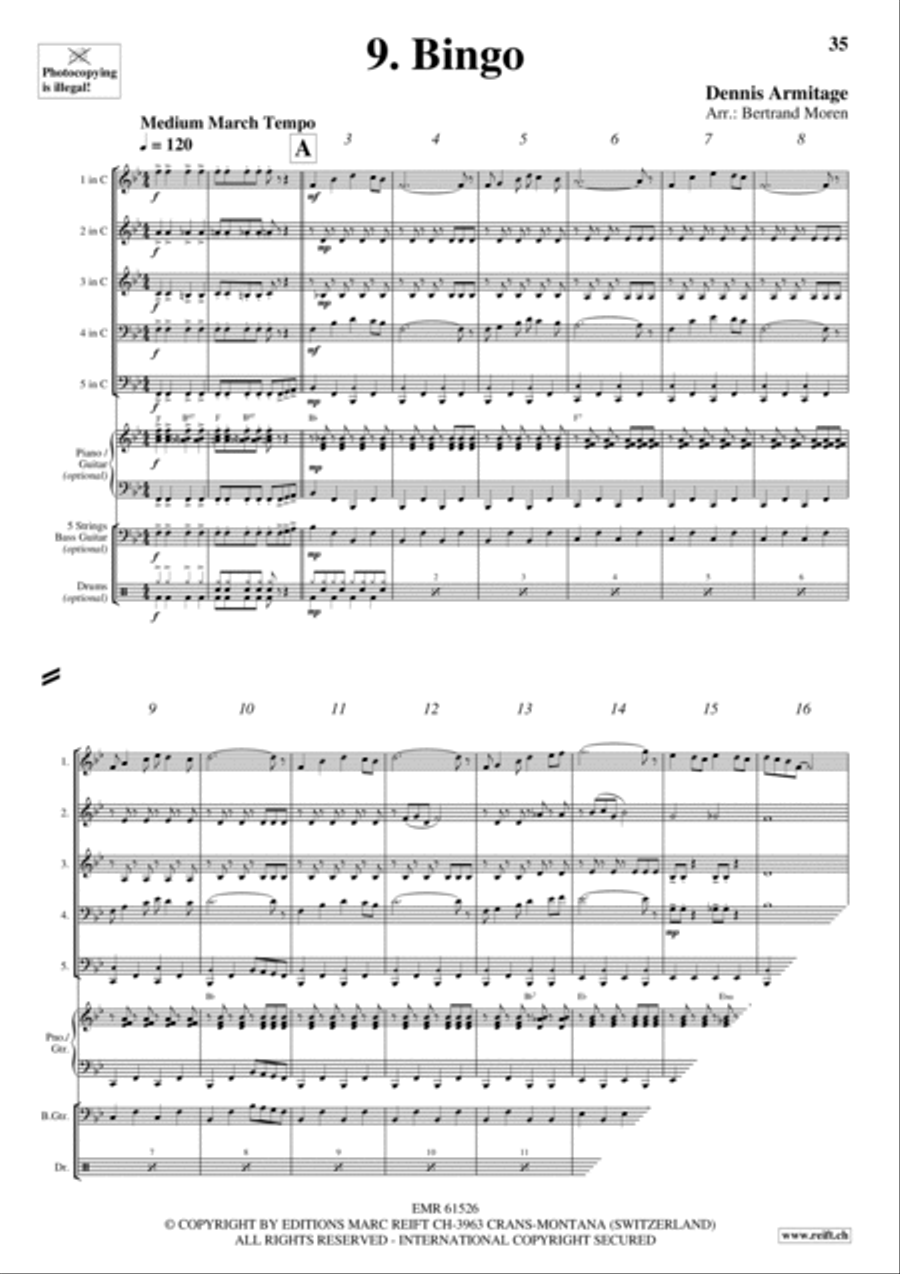 Beer Party Woodwind Quintet scores gallery preview page 11
