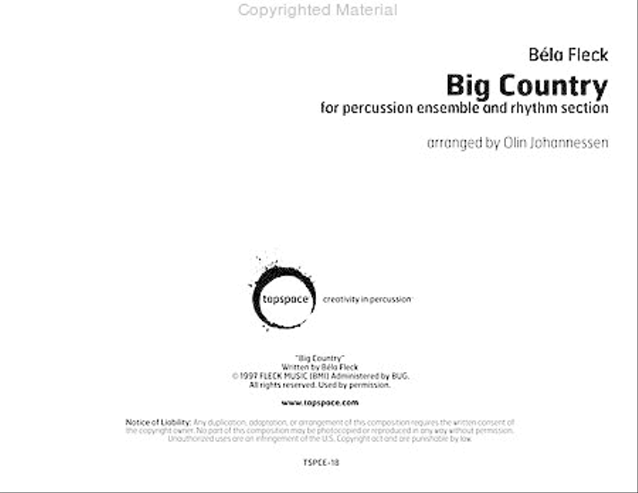 Big Country Percussion Ensemble scores gallery preview page 2
