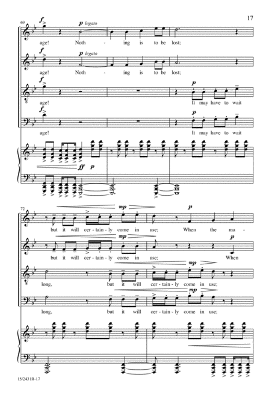Say On, Sayers Divisi scores gallery preview page 17