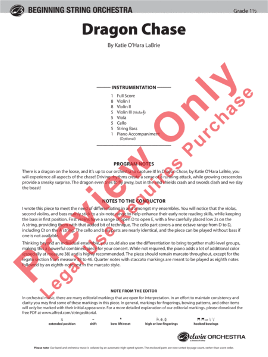 Dragon Chase Dragon Chase String Orchestra scores gallery preview page 2