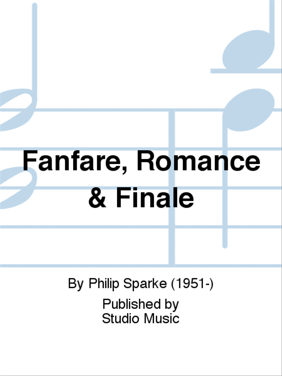 Fanfare, Romance & Finale Brass Band scores gallery preview page 1