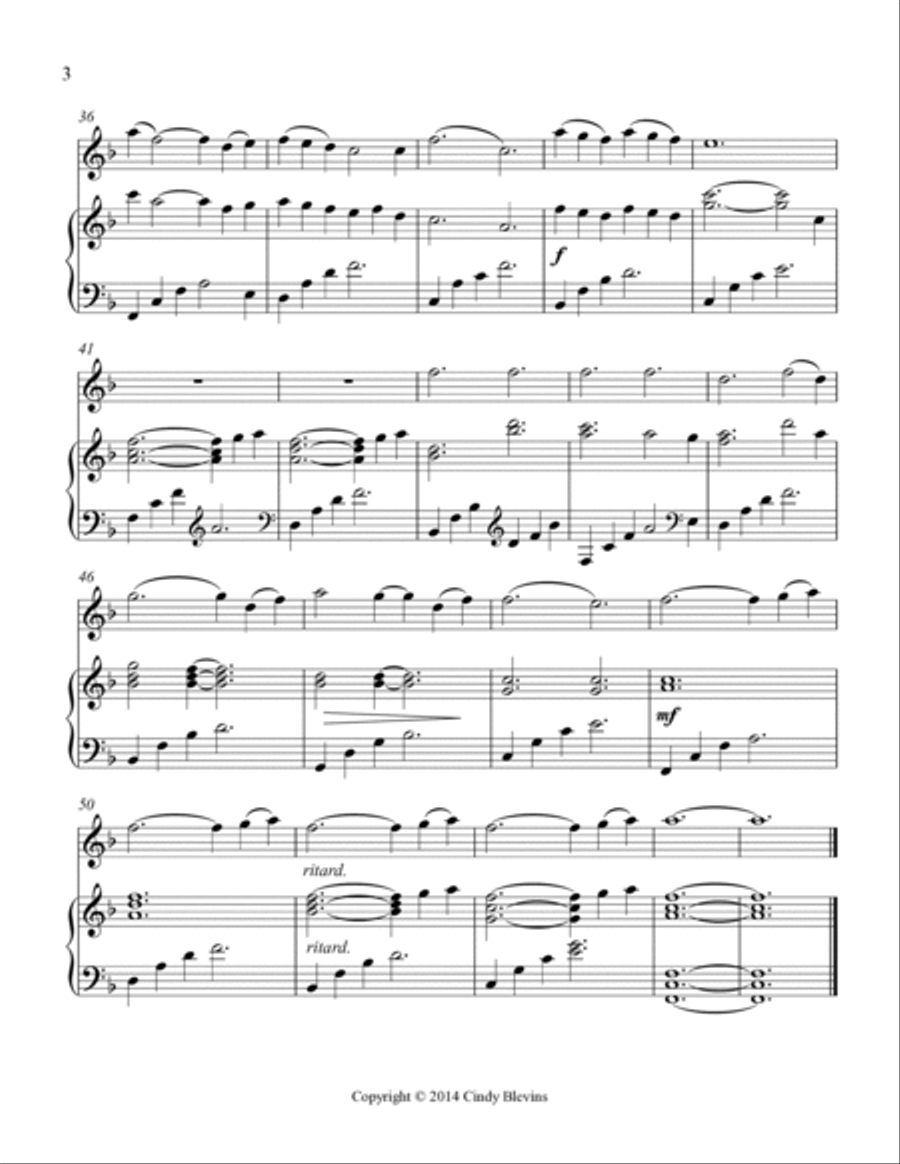 Alanna's Daughters, for Harp and Native American Flute Flute scores gallery preview page 4