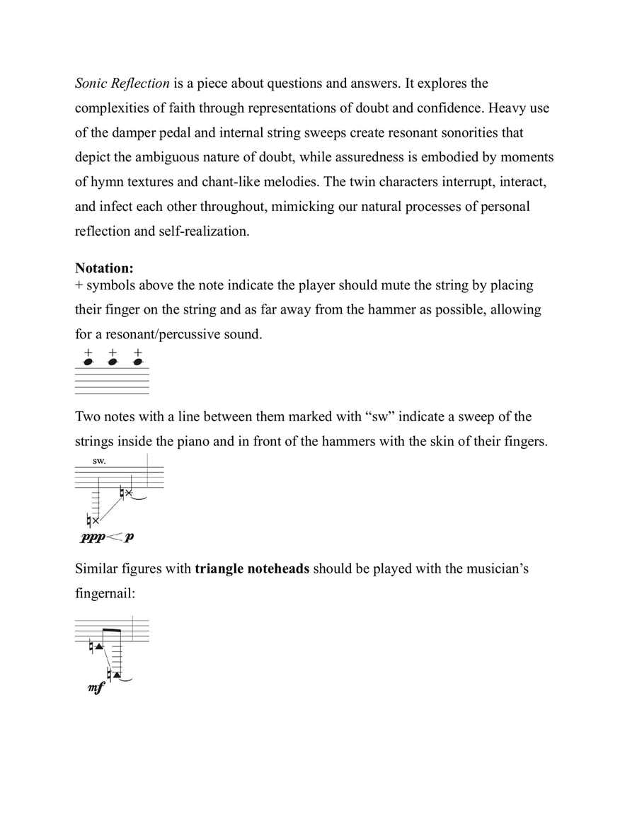 Sonic Reflection Piano Solo scores gallery preview page 5