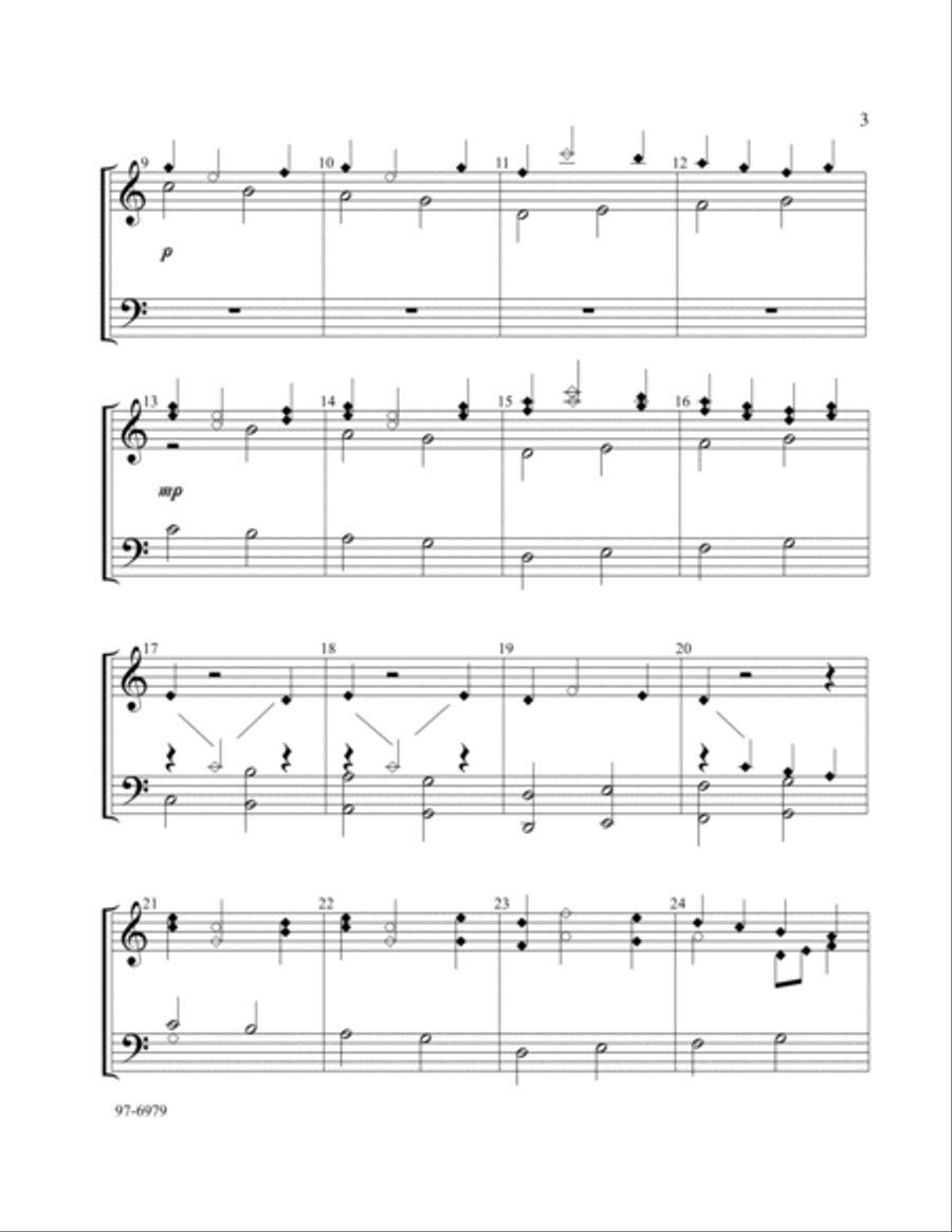 Passacaglia No. 2 in C Passacaglia No. 2 in C Handbell Choir scores gallery preview page 3