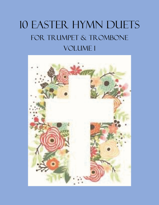 Book cover for 10 Easter Duets for Trumpet and Trombone - Volume 1