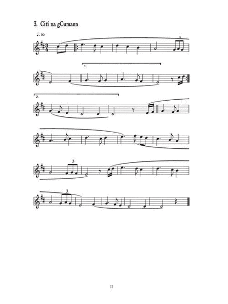 Traditional Slow Airs of Ireland Tin Whistle scores gallery preview page 6