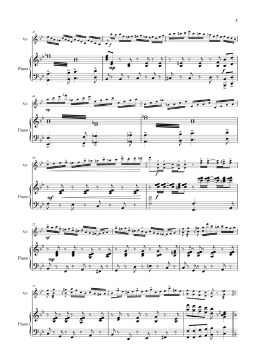 Danger's Rag Percussion scores gallery preview page 6