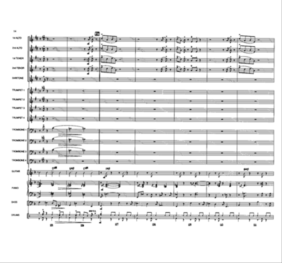It Might As Well Be Swing Jazz Ensemble scores gallery preview page 15