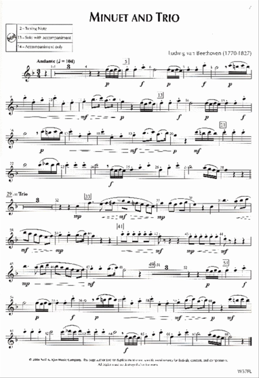 Standard of Excellence: Festival Solos Book 2 - Flute Concert Band Methods scores gallery preview page 2