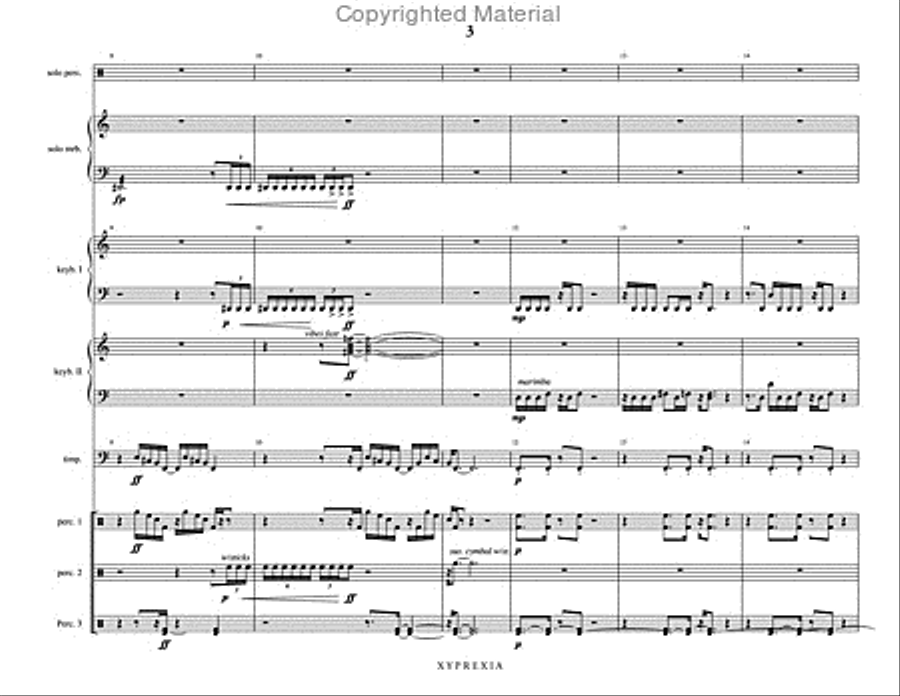 Xyprexia Percussion Ensemble scores gallery preview page 4