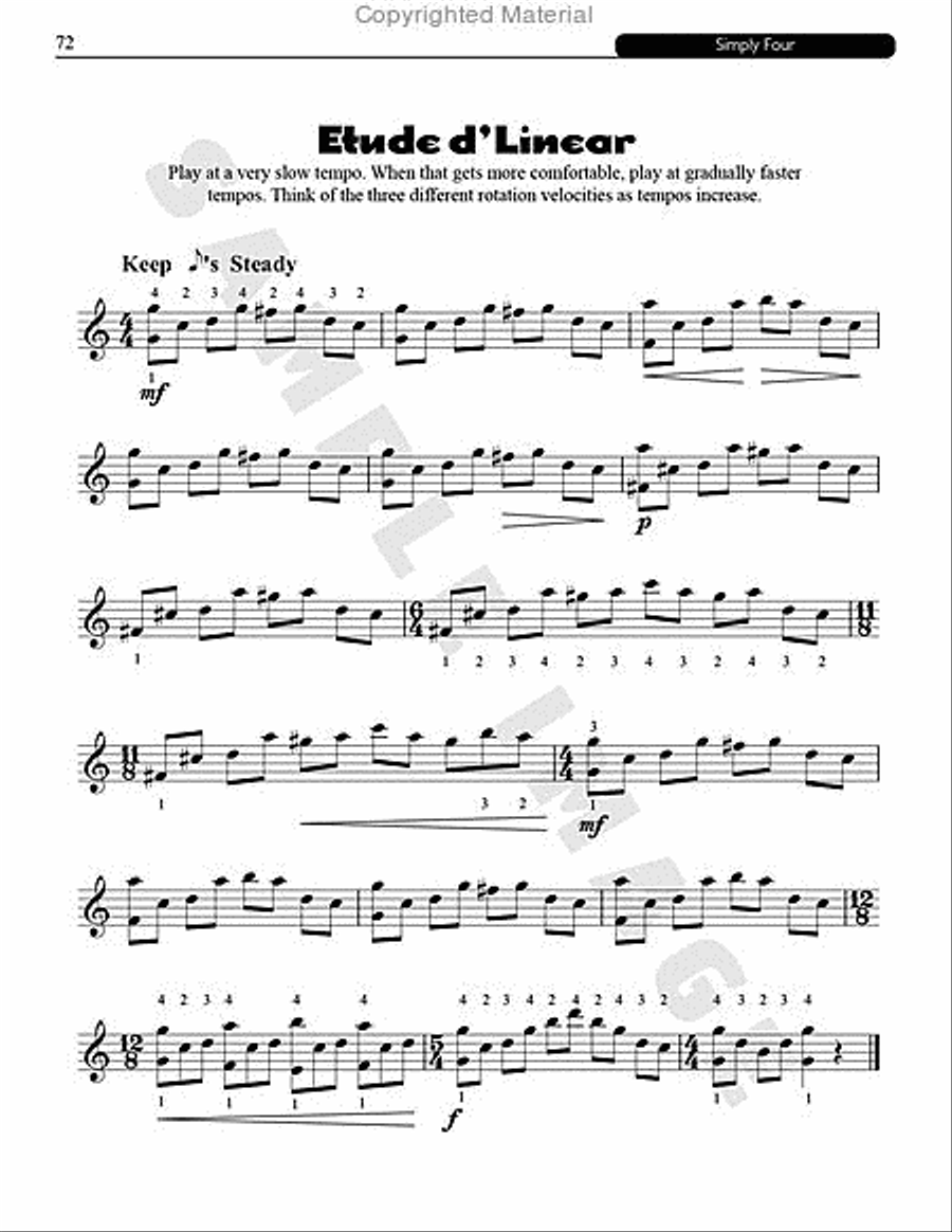 Simply Four Marimba scores gallery preview page 9