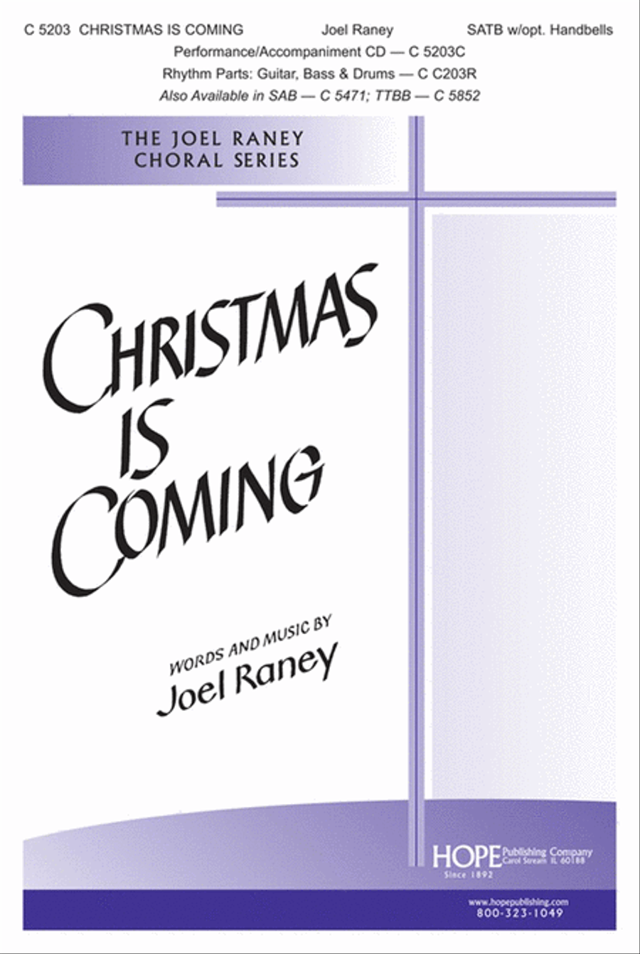 Christmas Is Coming 5-Octaves scores gallery preview page 1