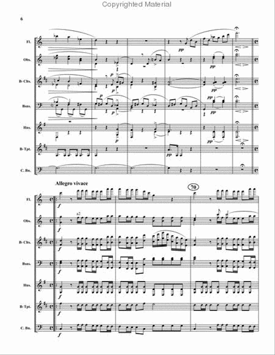 Overture for Winds, op. 24 Large Ensemble scores gallery preview page 3