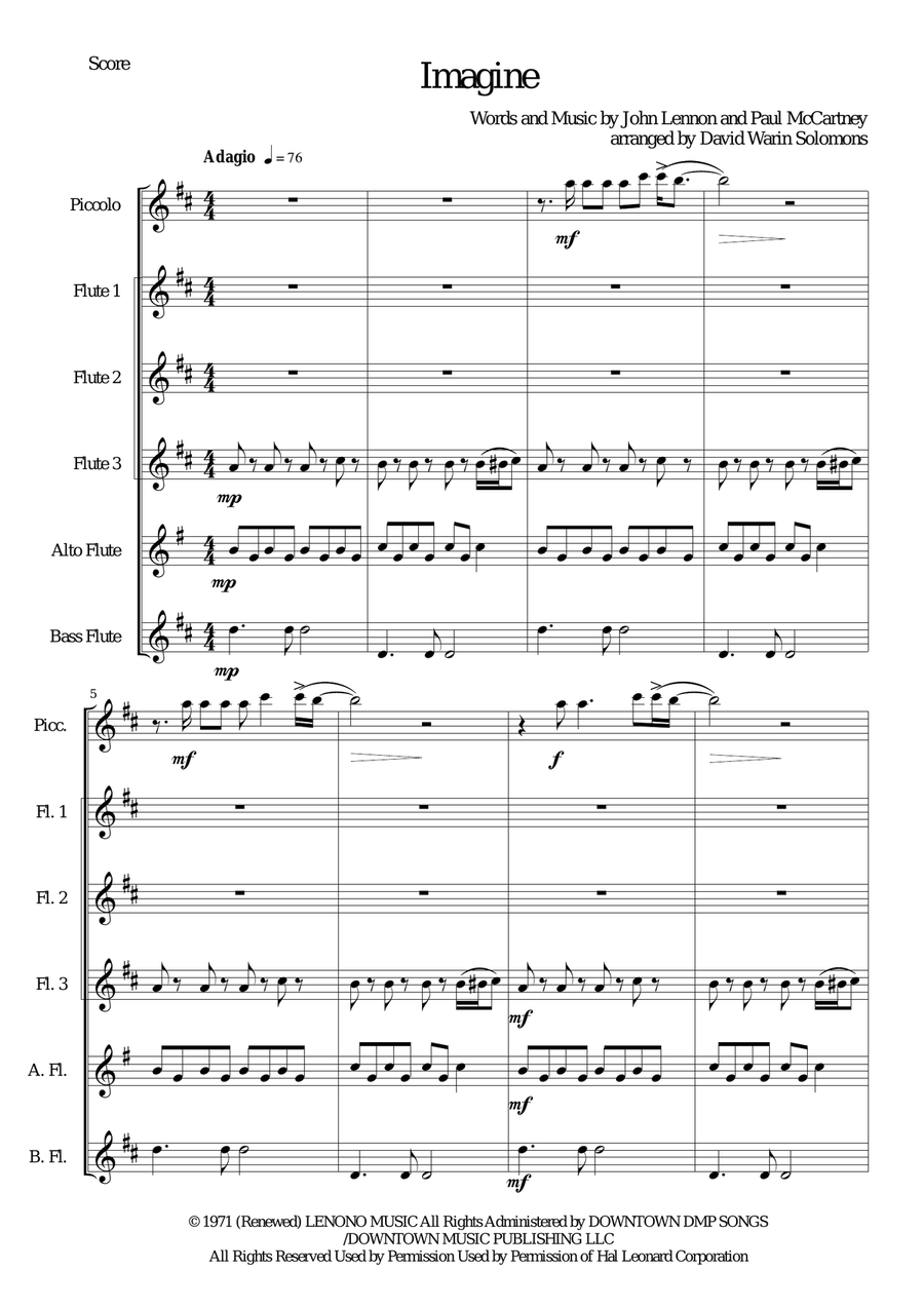 Imagine Woodwind Ensemble scores gallery preview page 1