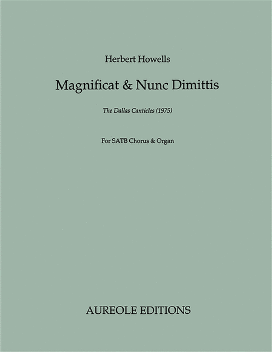 Magnificat & Nunc Dimittis (Dallas Canticles) 4-Part scores gallery preview page 1