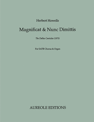 Magnificat & Nunc Dimittis (Dallas Canticles)
