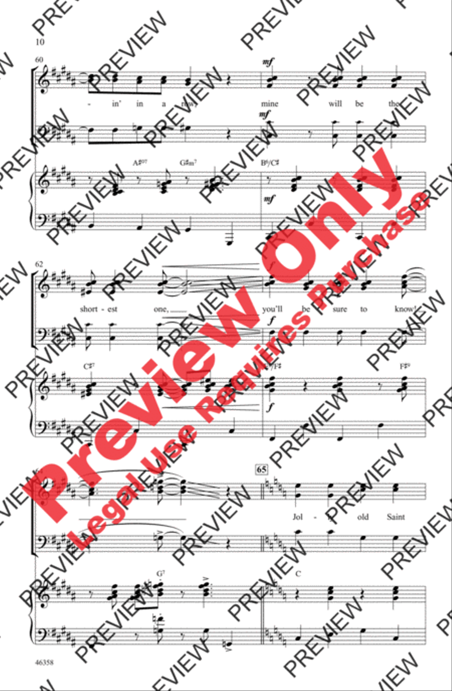 Swingin' Saint Nick! 3-Part scores gallery preview page 10