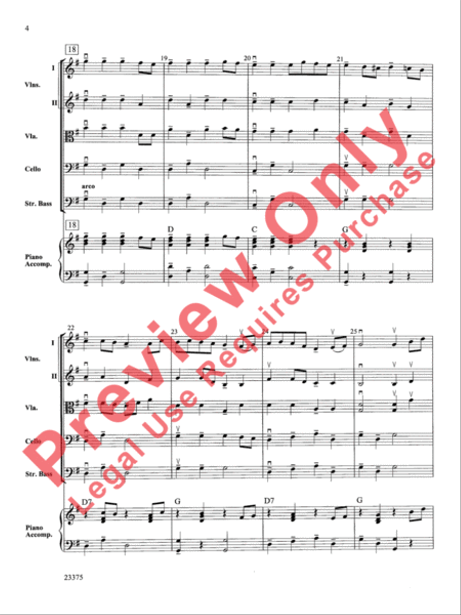 Scandanavian Fiddle Suite String Orchestra scores gallery preview page 5