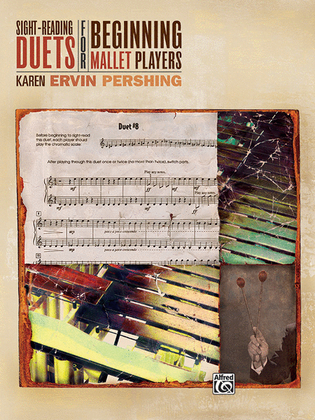 Book cover for Sight-Reading Duets for Beginning Mallet Players